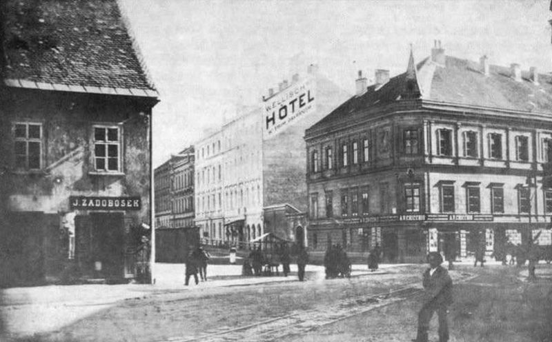 Jurišićeva - Petrinjska 1910. godine